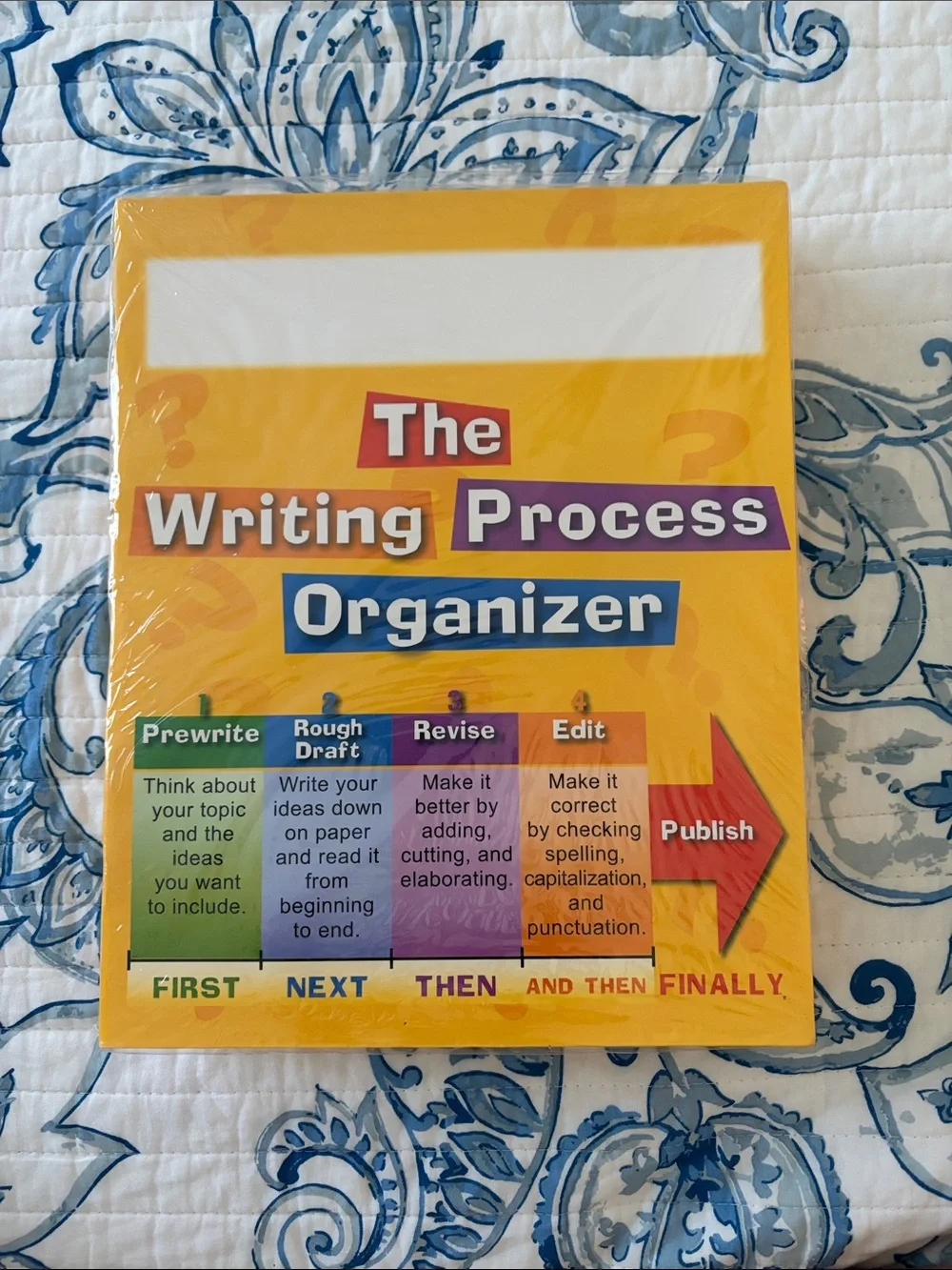 The Writing Process Organizer Folders - Pack of 12 unopened.
